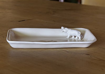 Bandeja Rectangular Hipopótamo (interior) / Rectangular Tray Hippo (inside)